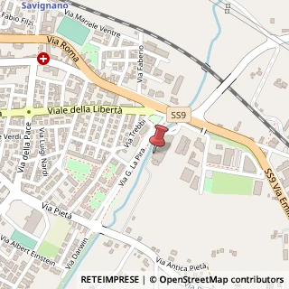 Mappa Via Emilia Est, 44, 47039 Savignano sul Rubicone, Forlì-Cesena (Emilia Romagna)