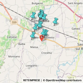 Mappa Via Olmadella, 47020 Longiano FC, Italia (1.74071)