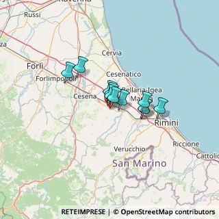Mappa Via Olmadella, 47020 Longiano FC, Italia (7.93091)