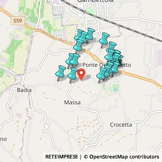 Mappa Via Massa, 47020 Longiano FC, Italia (0.779)