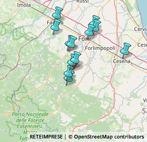 Mappa Via A. Toscanini, 47016 Predappio FC, Italia (12.125)