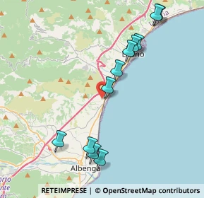 Mappa Via Ville, 17023 Ceriale SV, Italia (4.37636)