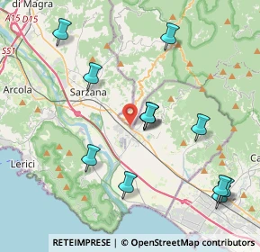 Mappa SS 1, 19038 Sarzana SP, Italia (4.33167)