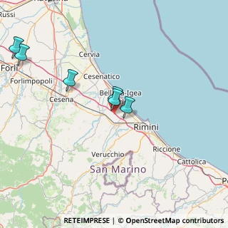 Mappa Via Lambro, 47030 San Mauro Pascoli FC, Italia (30.58385)