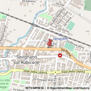 Mappa Via Roma, 35, 47039 Savignano sul Rubicone, Forlì-Cesena (Emilia Romagna)