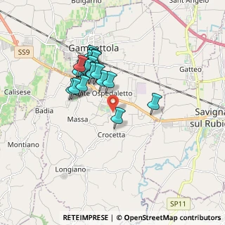 Mappa Via Ponte Ospedaletto, 47020 Longiano FC, Italia (1.5625)