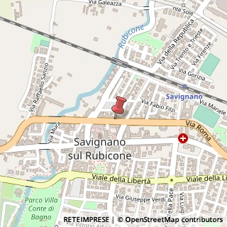 Mappa Via Giuseppe Garibaldi, 33, 47039 Savignano sul Rubicone, Forlì-Cesena (Emilia Romagna)