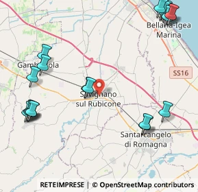 Mappa Via Aurelio Zaghini, 47039 Savignano sul Rubicone FC, Italia (5.8945)