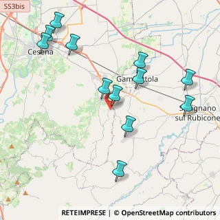 Mappa Via Guglielmo Marconi, 47020 Longiano FC, Italia (4.605)