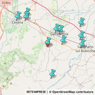 Mappa Via G. Marconi, 47020 Montiano FC, Italia (5.01)