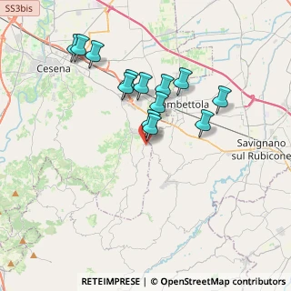 Mappa Via Guglielmo Marconi, 47020 Longiano FC, Italia (3.38846)