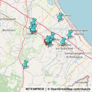 Mappa Via Guglielmo Marconi, 47020 Longiano FC, Italia (6.06583)