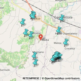 Mappa Via Confine di Calisese, 47020 Montiano FC, Italia (2.5085)