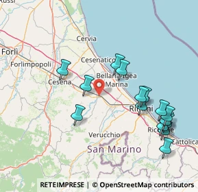 Mappa Via Nazario Sauro, 47039 Savignano sul Rubicone FC, Italia (17.084)