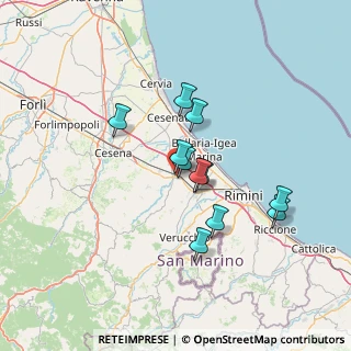 Mappa Via Nazario Sauro, 47039 Savignano sul Rubicone FC, Italia (11.20818)