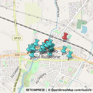 Mappa Via Giuseppe Garibaldi, 47039 Savignano Sul Rubicone FC, Italia (0.2745)