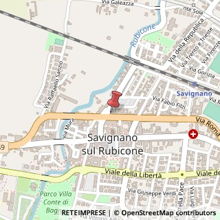 Mappa Piazza Guglielmo Oberdan, 23, 47039 Savignano sul Rubicone, Forlì-Cesena (Emilia Romagna)