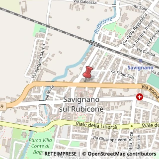 Mappa Via Giuseppe Garibaldi, 19, 47039 Savignano sul Rubicone, Forlì-Cesena (Emilia Romagna)