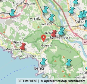 Mappa Via della Libertà, 19032 Lerici SP, Italia (3.00063)