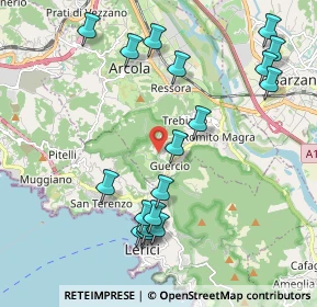 Mappa Via della Libertà, 19032 Lerici SP, Italia (2.28722)