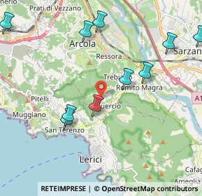 Mappa Via della Libertà, 19032 Lerici SP, Italia (2.71417)