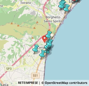 Mappa Via Sant'Antonio, 17023 Ceriale SV, Italia (2.52353)