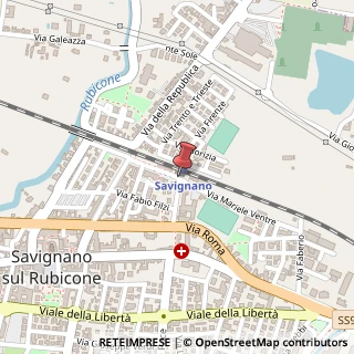 Mappa Via Marconi, 22, 47039 Savignano sul Rubicone, Forlì-Cesena (Emilia Romagna)