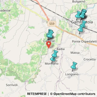Mappa Via Montiano, 47020 Cesena FC, Italia (2.55533)