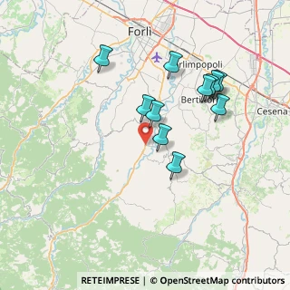 Mappa Via Centro, 47014 Meldola FC, Italia (6.91636)
