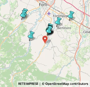 Mappa Via Centro, 47014 Meldola FC, Italia (5.59538)
