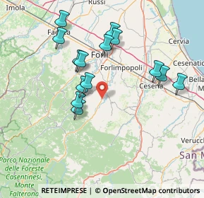 Mappa Via Centro, 47014 Meldola FC, Italia (14.6)