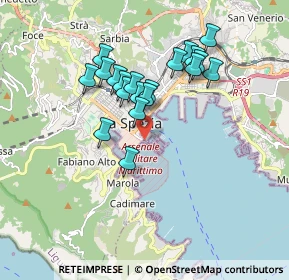 Mappa Viale Amendola, 19121 La Spezia SP, Italia (1.571)