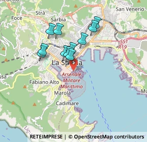 Mappa Viale Amendola, 19121 La Spezia SP, Italia (1.46727)