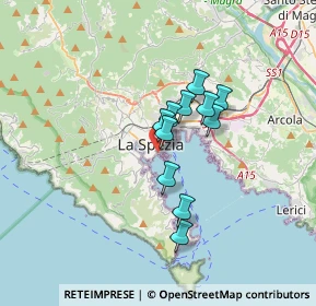 Mappa Viale Amendola, 19121 La Spezia SP, Italia (2.36091)