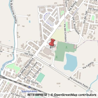 Mappa Piazza Sandro Pertini , 7, 47039 Savignano Sul Rubicone FC, Italia, 47039 Savignano sul Rubicone, Forlì-Cesena (Emilia Romagna)