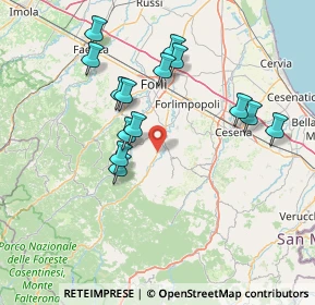 Mappa Str. del Mezzo, 47014 Meldola FC, Italia (14.61571)