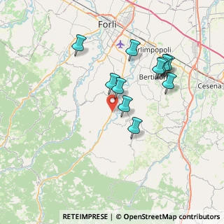 Mappa Str. del Mezzo, 47014 Meldola FC, Italia (6.87727)