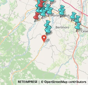 Mappa Str. del Mezzo, 47014 Meldola FC, Italia (10.145)