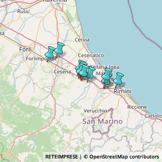 Mappa Via I Maggio, 47020 Budrio FC, Italia (7.81455)