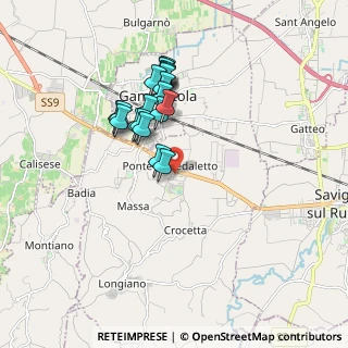 Mappa Via I Maggio, 47020 Budrio FC, Italia (1.5765)