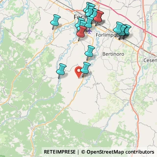 Mappa Strada S. Colombano - Dogheria, 47014 Meldola FC, Italia (10.639)