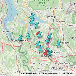 Mappa Via Piave, 21020 Mornago VA, Italia (6.52643)