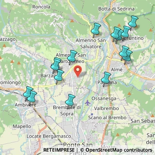Mappa Via Cà Bianca, 24030 Almenno San Bartolomeo BG, Italia (2.30267)