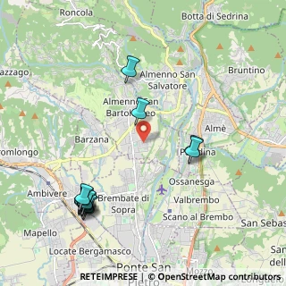 Mappa Via Cà Bianca, 24030 Almenno San Bartolomeo BG, Italia (2.40462)