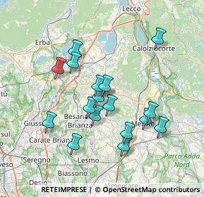 Mappa Via Giovanni Besana, 23896 Sirtori LC, Italia (6.42176)