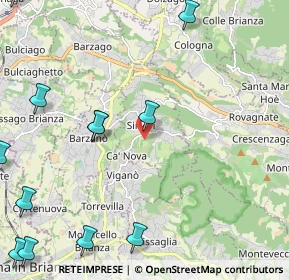 Mappa Via Giovanni Besana, 23896 Sirtori LC, Italia (3.23846)