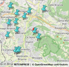 Mappa Via Giovanni Besana, 23896 Sirtori LC, Italia (2.45286)