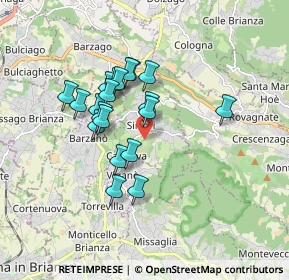 Mappa Via Giovanni Besana, 23896 Sirtori LC, Italia (1.407)