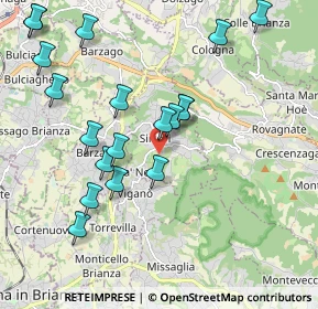 Mappa Via Giovanni Besana, 23896 Sirtori LC, Italia (2.12632)