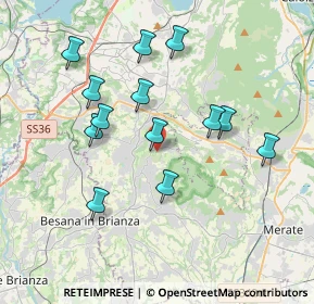 Mappa Via Giovanni Besana, 23896 Sirtori LC, Italia (3.52308)